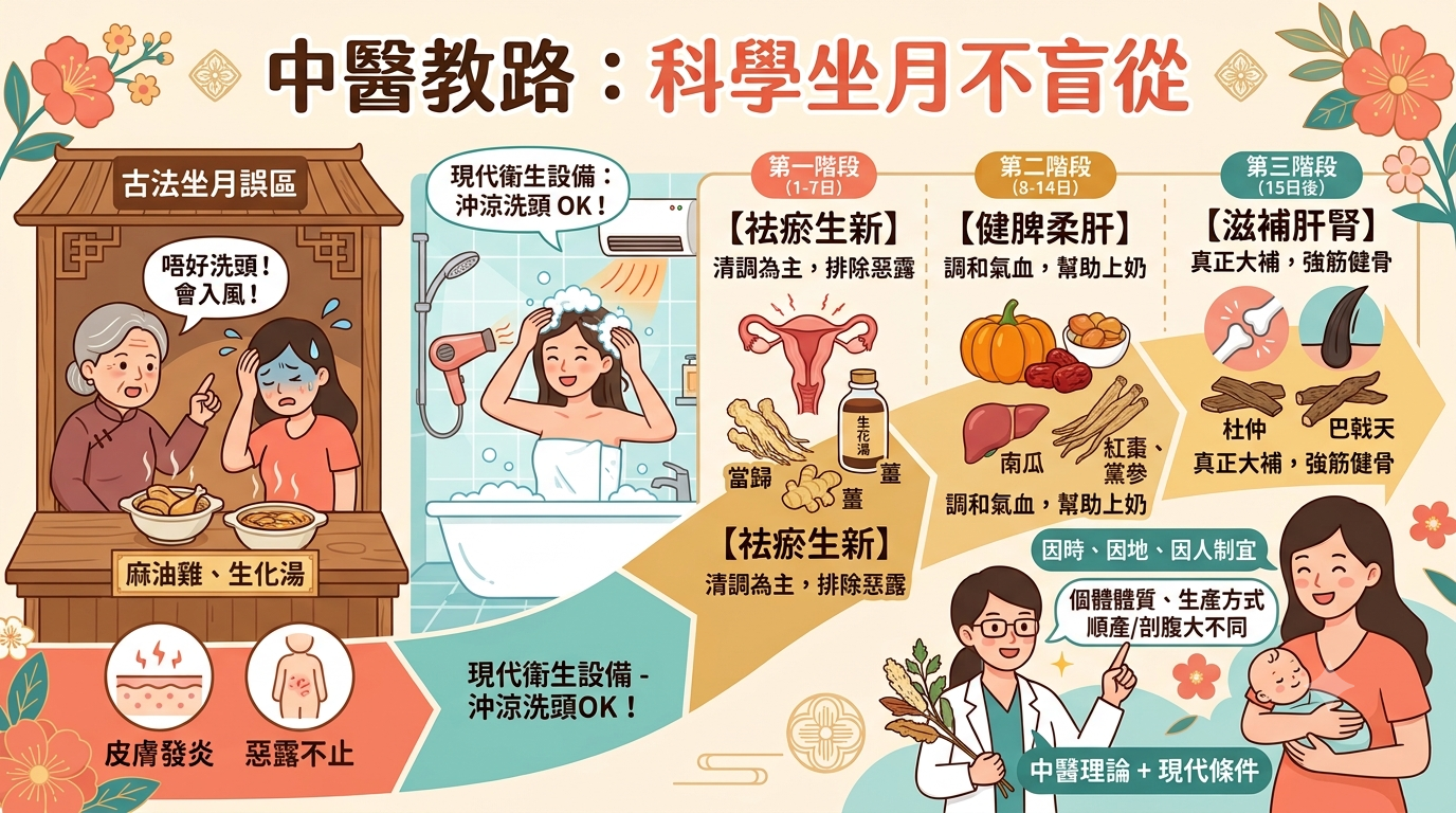 澤心醫札（14）：【中醫角度】坐月仲盲跟古法？小心補身變傷身！中醫師教你現代「黃金月子調理法」